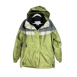 Columbia Womens 3 in 1  Full Zip Up Jacket  Coat Large Fleece Outdoors Insulated